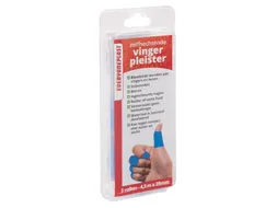 Vingerpleister Allglue zelfklevend op een rol 25mmx4.5m blauw 3 rollen