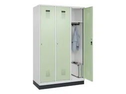 locker,HxBxD 1950x1200x500mm,3vak,vak B 400mm,cil.-slot,sokkel