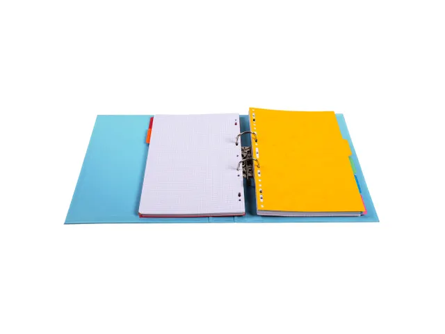 Classeur à levier PVC A4 dos de 50mm. - Bleu clair