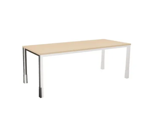 In hoogte verstelbaar bureau,HxBxD 720-840x2000x800mm,NE-esdoorn