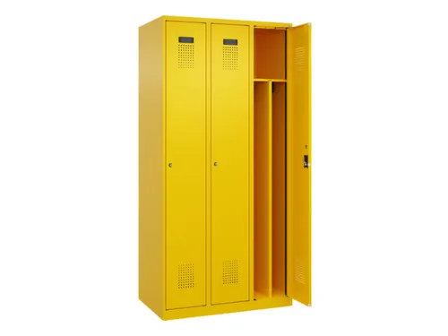 locker voor scheiding van kleding,HxBxD 1850x900x500mm,3vak