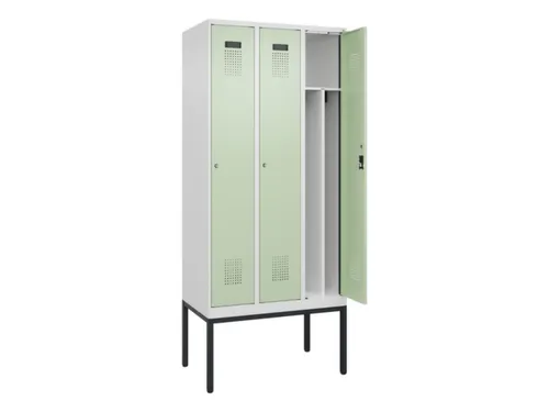 locker voor scheiding van kleding,HxBxD 2120x900x500mm,3vak