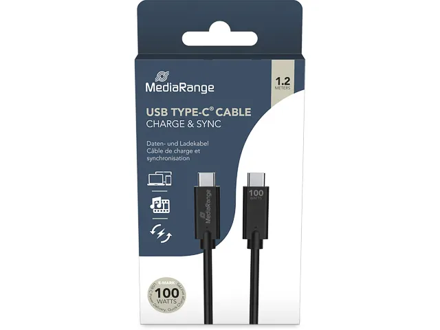 Usb-C Oplaadkabel 1,2m MRCS214 zwart