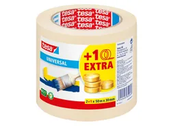 Afplaktape Tesa 55338 basic promo 30mmx50m 2+1