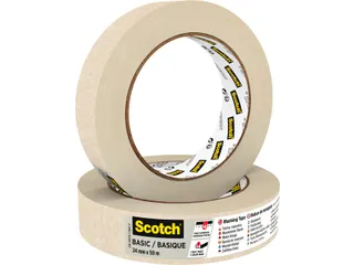 Afplaktape Scotch Basic 24mmx50m beige - 4