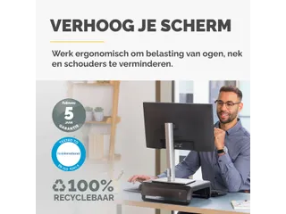Monitorstandaard Fellowes Breyta zwart - 5