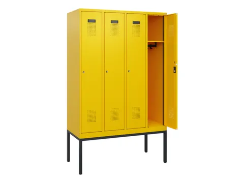 schoollocker,HxBxD 1950x1200x500mm,4vak,vak B 300mm,cil.-slot