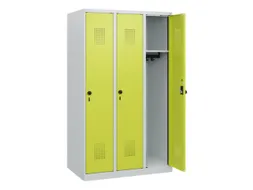 schoollocker,HxBxD 1530x900x500mm,3vak,vak B 300mm,draaigrendel