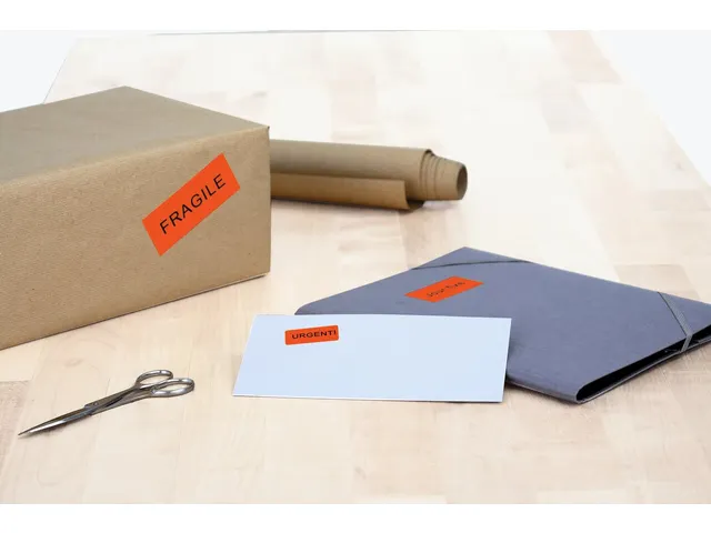 HERMA 4257 Gekleurde etiketten A4 105x37mm Rood 1600 stuks