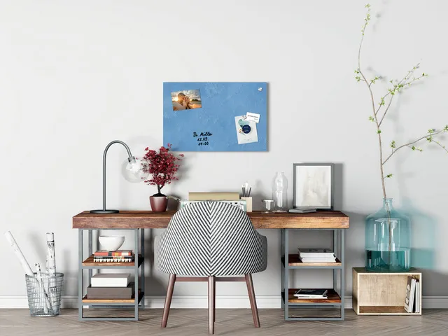 Glas Magneetbord Sigel Artverum Blue Structure Mat 60x40cm