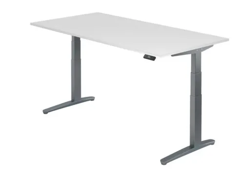 bureau assis-debout à régl. de haut. élec. HxlxP 650-1290x2000x1000