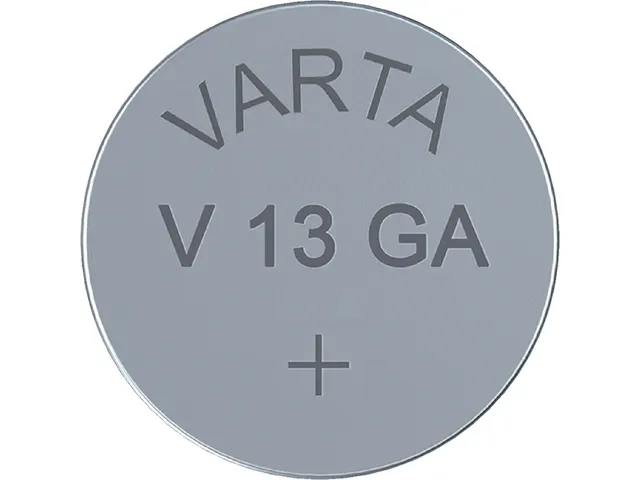 Batterij Varta knoopcel V13GA alkaline blister à 2 stuks