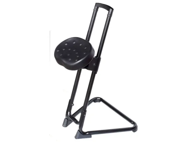 siège assis-debout inclinable mousse PU-siège standard noir