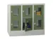 armoire multicases,HxlxP 855x900x500mm,RAL7035,face avant RAL6011
