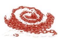 Rood/witte Ketting - 10 M