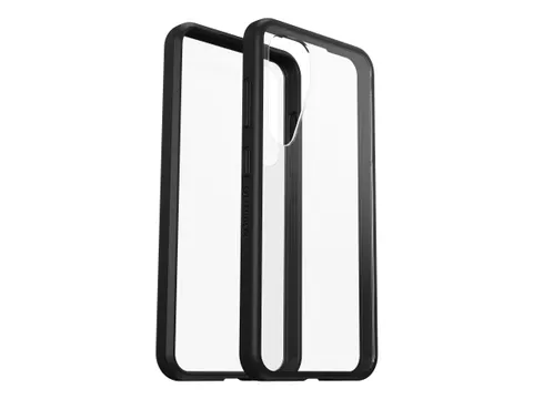 OtterBox React Series Hoes voor Galaxy S24 Zwart Transparant