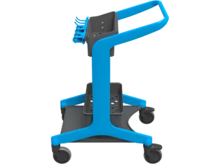 Vikan HyGo Mobile Cleaning Station Blauw - 3