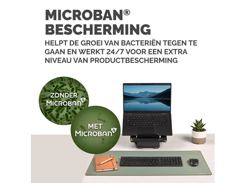 Bureau-onderlegger Fellowes Breyta saliegroen 80x40cm