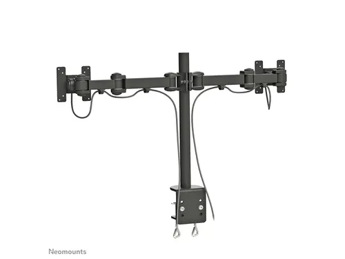 Monitorarm FPMA-D960D 2 Schermen 10-27 Inch met Klem Zwart