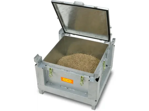 lithium-ion opslagcontainer,120l,HxBxD 580x715x715mm,vuurverzinkt