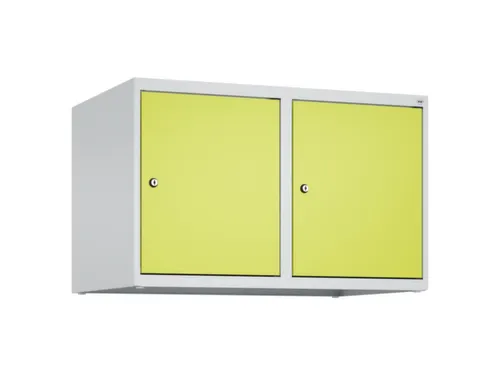 opzetkast,v. locker,2vak.,vak B 400mm,HxBxD 500x800x500mm,cilinderslot