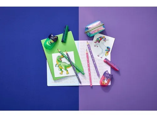 Potlood Faber-Castell grafiet Jumbo Unicorn HB paars