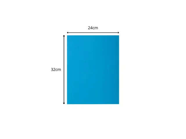 10 dossiermappen ROCK''S 220 24x32cm Blauw