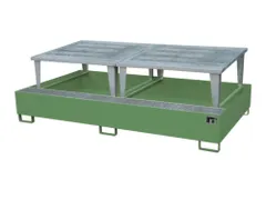 opvangbak,v. 2xIBC,opvangvol. 1000l,HxBxD 863x2650x1460mm