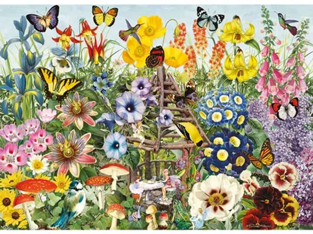 Puzzel Gibsons Fairy Garden 1000 stukjes