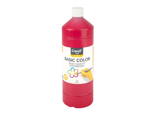 Plakkaatverf Creall basic rood 1000ml