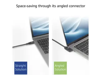 Kabel ACT USB-C hoek links/rechts 10Gbps 1m - 3