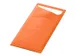 Pochette couvert 85x19cm Orange et serviette blanche Boîte 5x 100 pi