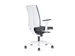 Siège de bureau pivotant Navigo H 410-540mm anthracite/blanc