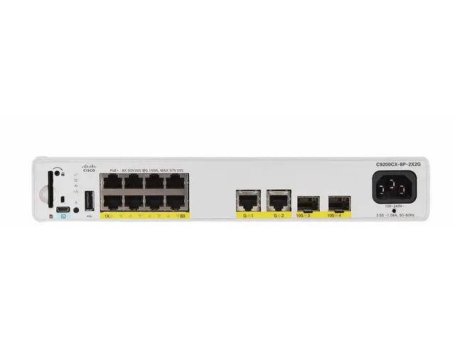Cisco Catalyst C9200CX-8P-2X2G-A netwerk switch Managed L2/L3
