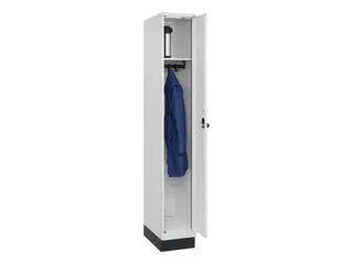 locker,HxBxD 1950x300x500mm,1vak,vak B 300mm,draaigrendel,sokkel - 1