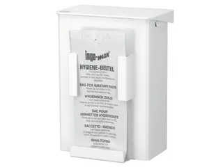 Hygiënebak 6 liter wit + zakjeshouder, AB 6 HB 1 P - ingo-man versie - 1