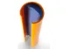protection anti-collision rayonnage,p. intérieur,H 600mm