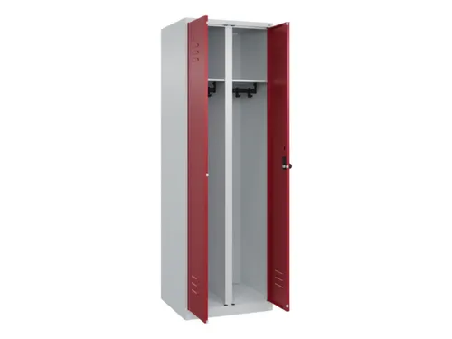 locker voor scheiding van kleding,HxBxD 1850x600x500mm,2vak