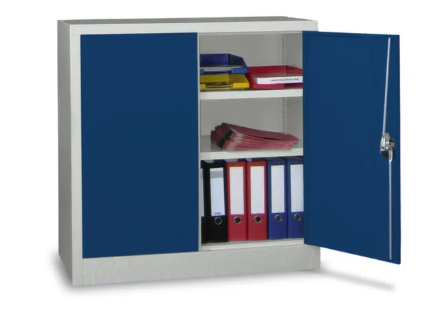 grootvolumekast met openslaande deuren,RAL7035,front RAL5010