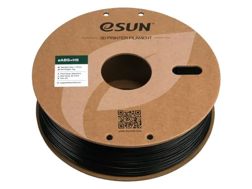 eSUN 3D printer Filament eABS+HS High Speed 1,75mm Zwart 1kg