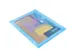 enveloptas blauw A4 met perforatierand en klittenbandsluiting