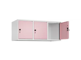 opzetkast,v. locker,3vak.,vak B 400mm,HxBxD 500x1200x500mm - 1