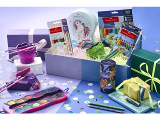 Waterverfdoos Faber-Castell Connector Dino 12kleuren +1 tube wit - 9