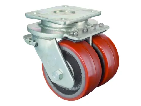 Zwenkwiel Rem Velg Gietijzer Pu-Band Øxb 100/2x38mm 590kg