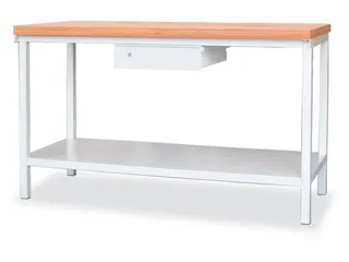 Werkbank Hxlxd 900X1500X700Mm 1Lade 1Legbord Lichtgrijs - 1