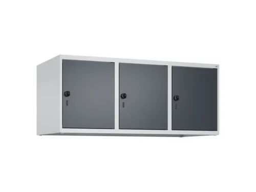 opzetkast,v. locker,3vak.,vak B 400mm,HxBxD 500x1200x500mm