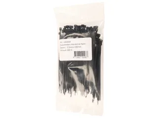 Kabelbinders IEZZY nylon 2.5x100mm D 20.5mm zwart 100 stuks - 1