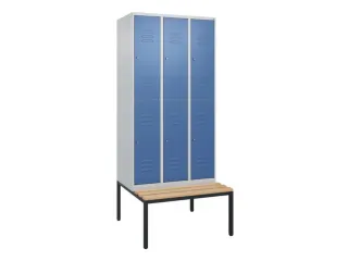 Dubbeldekse dekenkist,HxBxD 2120x900x815mm,3x2vak.,vak B 300mm - 1