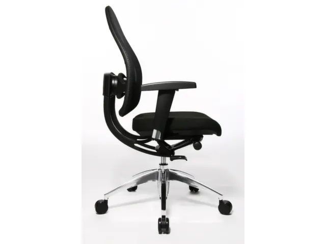 Siège De Bureau Pivotant Noir Assise Hxlxp 430-520X480X500Mm Dossier