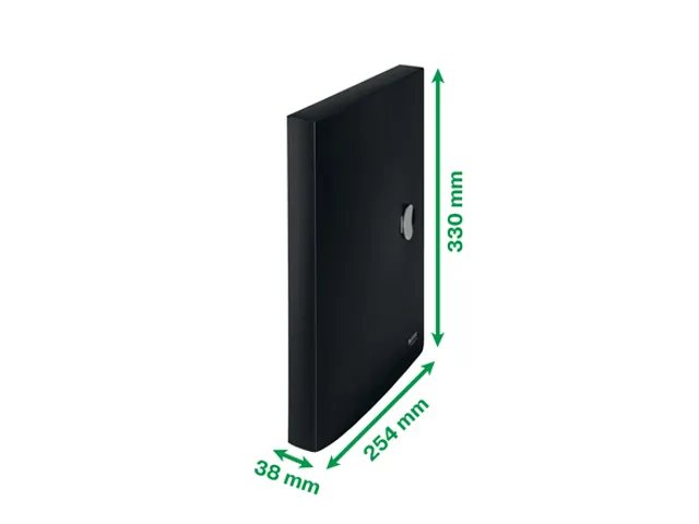 Documentenbox Leitz Recycle A4 PP zwart